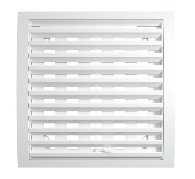 Решетка пластиковая жалюзийная ERA 2525РРП (250х250мм)